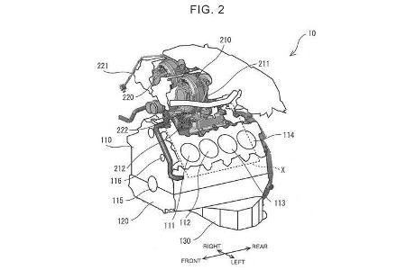 Toyota Patent V8-Biturbo-Motor