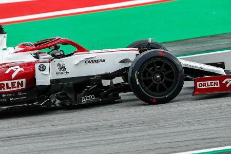 Alfa Romeo - 18 Zoll - Reifentest - Pirelli - Radkappe - Barcelona - 2021