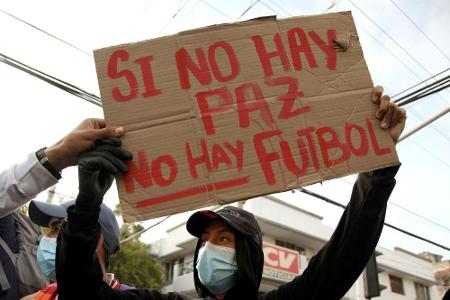 Protestwelle in Kolumbien gefährdet Copa America