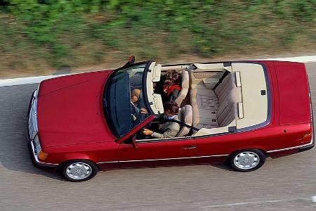 Vor 30 Jahren debütierten die Mercedes Cabrios der Baureihe 124