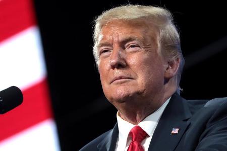Donald Trump bei einem Auftritt 2020