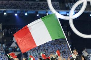 Viviani und Rossi italienische Fahnenträger in Tokio