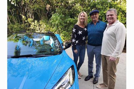 Sylvester Stallone bekommt seine Chevrolet Corvette