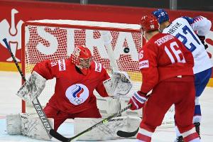 Eishockey-WM: Erste Niederlage für Rekordweltmeister Russland