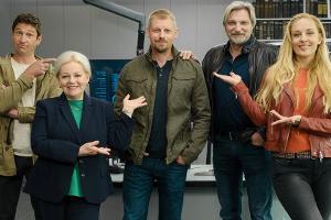 Martin Gruber (Mitte) ist der Neue im Team der "SOKO Wien".