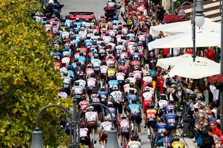 16. Giro-Etappe wetterbedingt verkürzt