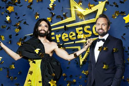 Steven Gätjen und Conchita Wurst führten erneut durch den launigen Musikabend