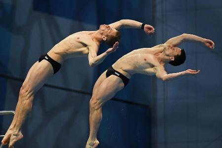 Synchronduo Hausding/Barthel holt EM-Bronze vom Turm