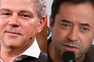 Michael Tsokos (l.) war doch nicht neben Jan Josef Liefers im "Tatort" zu sehen.