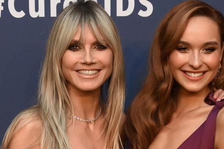 Jacky Wruck mit Heidi Klum bei der amfAR Gala