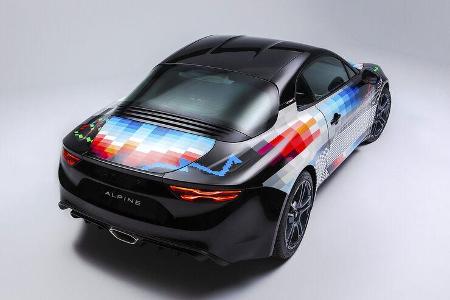 Das Art-Car basiert auf basiert auf einer A110S mit 292 PS.