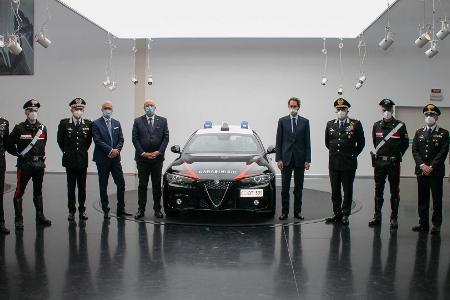Die Carabinieri in Italien bekommen neue Alfa Giulia