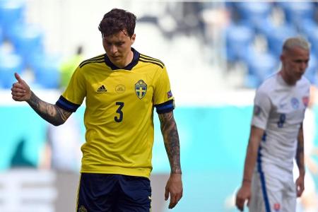 Schweden animieren Fans auf der Insel: 