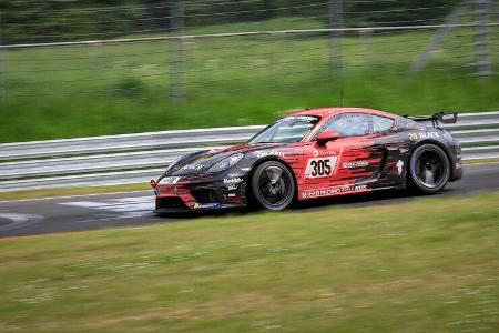Porsche Cayman GT4 CS 718 - G-Tech Competition - Startnummer #305 - Klasse: Cup 3 - 24h-Rennen - Nürburgring - Nordschleife ...