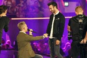 Christoff De Bolle (l.) und sein damaliger Freund Ritchie beim TV-Antrag im Jahr 2018