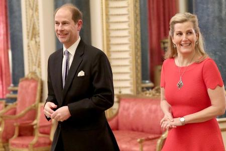 Prinz Edward und seine Frau Sophie bei einem Auftritt in London