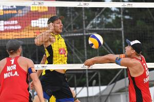 Beachvolleyballer wahren Chance auf zweites Olympia-Ticket