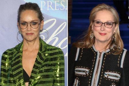 Für Sharon Stone (l.) hat der Hype um Meryl Streep ungesunde Ausmaße angenommen.