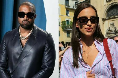 Kanye West und Irina Shayk waren zusammen in Frankreich.