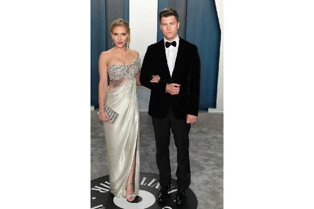 Scarlett Johansson und ihr Verlobter Colin Jost, den sie seit 2017 datete, nutzten den Corona-Lockdown, um ganz still und he...