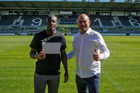 Zweitligist Sandhausen verpflichtet Uerdingens Kinsombi