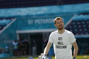 "Get well Christian!": Finnland schickt Grußbotschaft an Eriksen