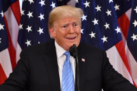 Nicht nur mit seinen Grimassen hat Donald Trump für Lacher, Spott und Aufregung gesorgt. Diese Bilder bleiben im Gedächtnis.