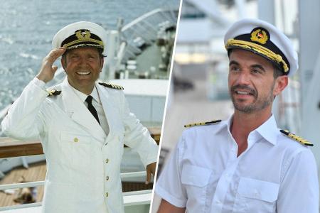 Der erste und der aktuelle Kapitän auf dem 