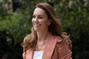 Herzogin Kate strahlte in ihrem Alltagslook.