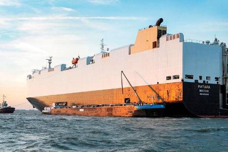 VW Autotransporter Schiff LNG