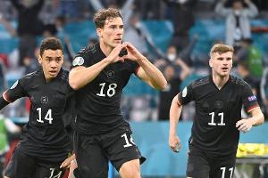 Leon Goretzka nach seinem Ausgleich gegen Ungarn.