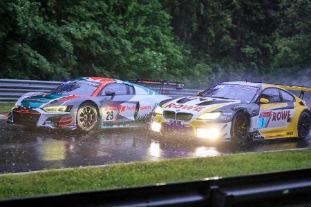 Audi R8 LMS Gt3 - BMW M6 GT3 - Rowe Racing - Audi Sport Team Land - Startnummer 29 - Startnummer 1 - 24h Nürburgring - Nords...