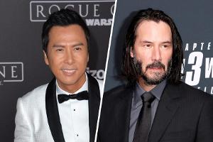In "John Wick: Kapitel 4" zu sehen: Donnie Yen (li.) und Keanu Reeves
