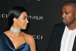 Kim Kardashian und Kanye West 2014 auf dem roten Teppich