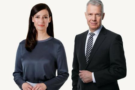 Pinar Atalay mit Peter Kloeppel