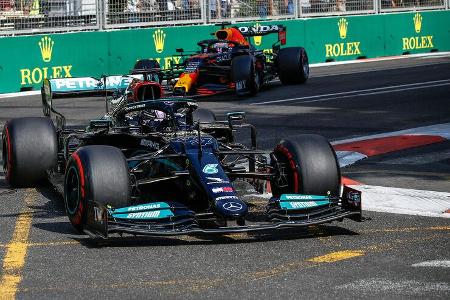 Lewis Hamilton - Mercedes - GP Aserbaidschan 2021 - Baku - Rennen