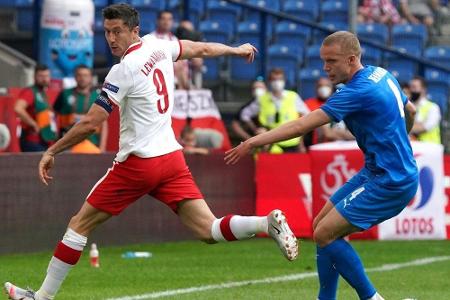 EM-Generalprobe: Lewandowski und Polen erkämpfen Remis gegen Island