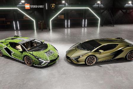 Lamborghini Sian - Lego - 1:1-Modell - 2021