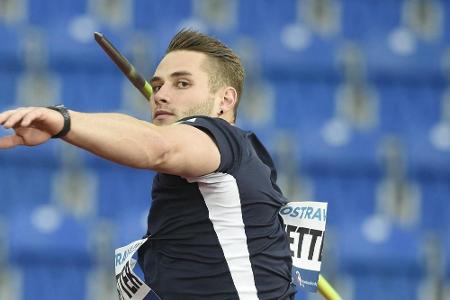 Speerwurf-Star Vetter will in Tokio angreifen: 