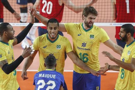 Brasiliens Volleyballer gewinnen erstmals die Nations League