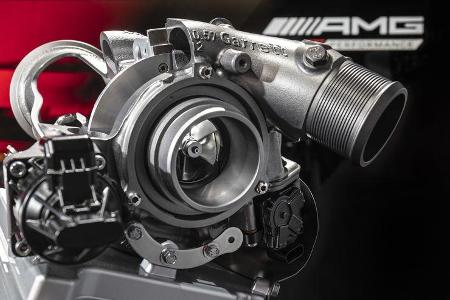 Mercedes AMG E Performance Hybrid mit elektrischem Abgas-Turbolader