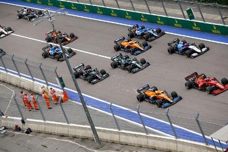 Start - GP Russland 2021 - Sotschi