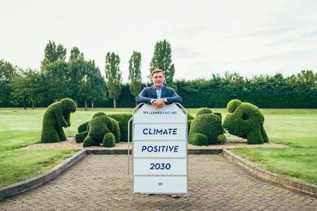 Formel 1: Williams-Rennstall will bis 2030 klimapositiv werden