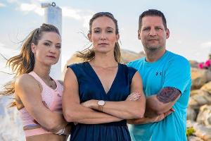 Das Team von "Leben leicht gemacht - The Biggest Loser": Neuzugang Sigrid Ilumaa (li.) neben Christine Theiss und Ramin Abtin.