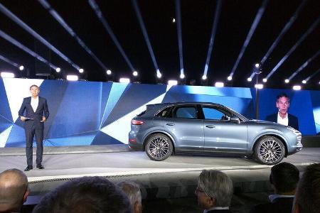 Porsche Cayenne Weltpremiere im Porsche-Museum
