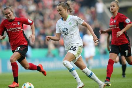 Frauen-Pokal: Titelverteidiger Wolfsburg im Achtelfinale in Freiburg gefordert