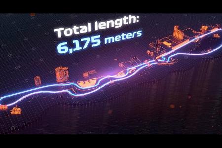 Jeddah Street Circuit - GP Saudi Arabien - F1-Strecke