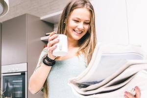 Um gut gelaunt in den Tag zu starten, sollte man sich am Morgen viel Zeit nehmen.