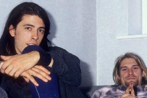 Dave Grohl (l.) und Kurt Cobain zu Nirvana-Zeiten