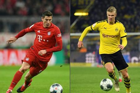 Lewandowski und Haaland für Ballon d'Or nominiert